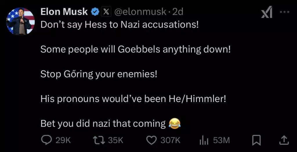 Elon Musk via X
