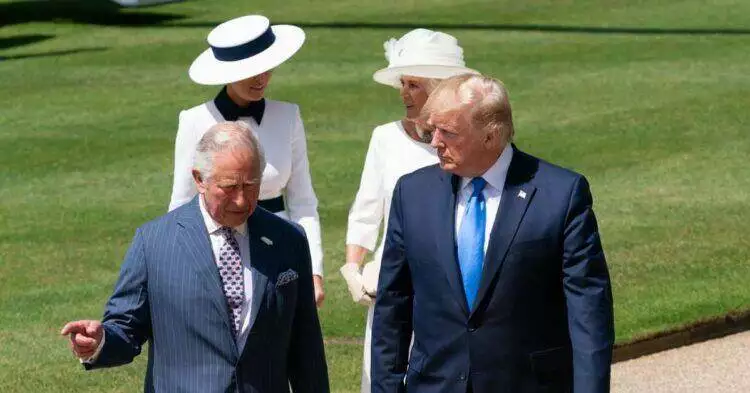 Senior royals may meet up with Donald Trump
