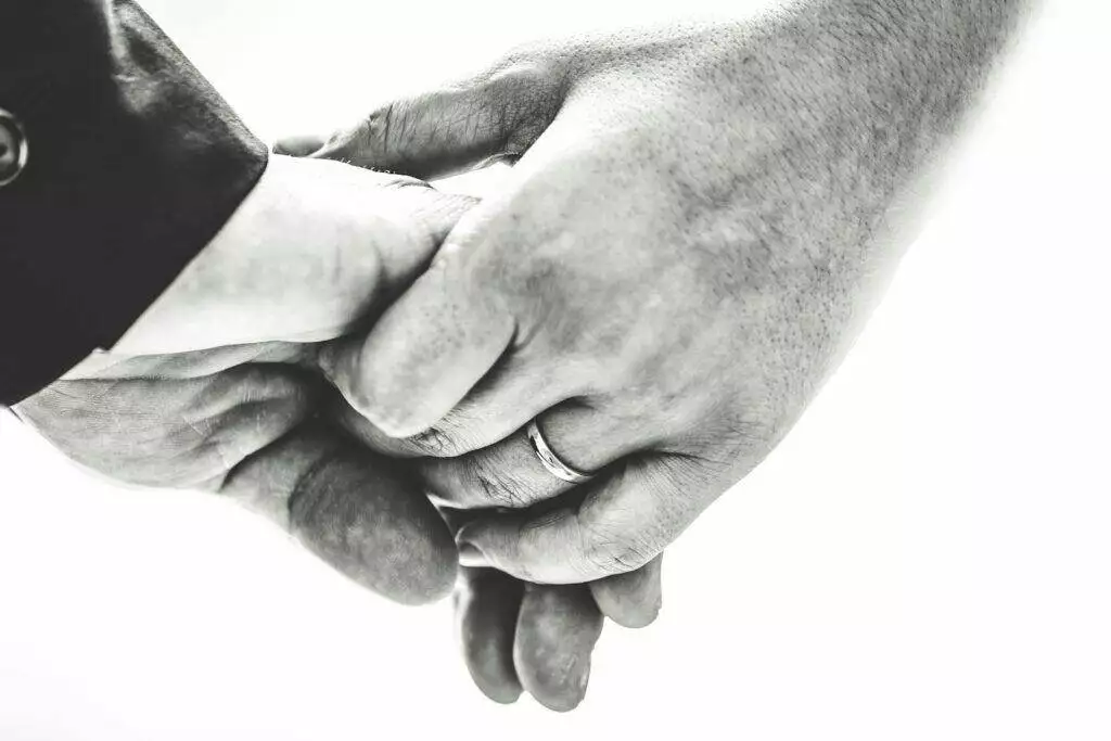 person's hand