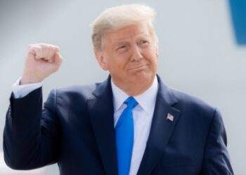 Donald Trump holding up his fist (Instagram | realdonaldtrump)