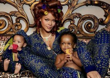 Rihanna and her kids (Instagram | ririgalbadd)