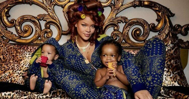 Rihanna and her kids (Instagram | ririgalbadd)