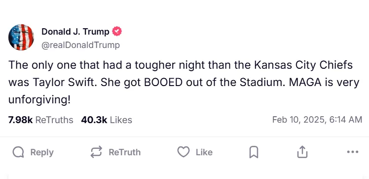 Trump on Truth Social