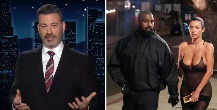 Jimmy Kimmel, Kanye West, Bianca Censori