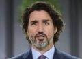 Justin Trudeau lets tongue out