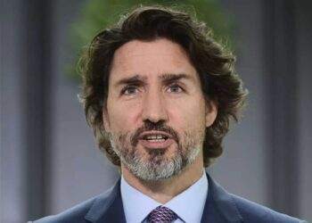 Justin Trudeau lets tongue out