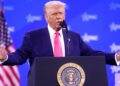 US President Donald Trump explains his encounter with Supreme Court Chief Justice John Roberts