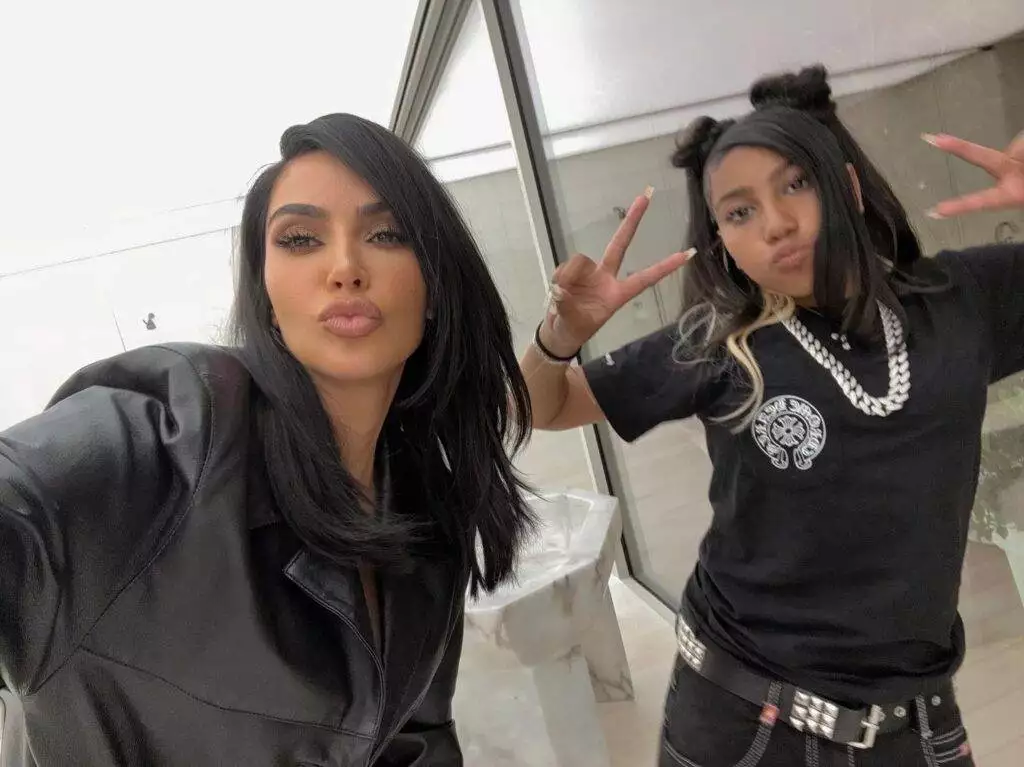 Kim Kardashian and North West (Instagram | kimkardashian)