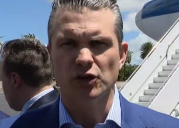 Pete Hegseth speaking to reporters (YouTube Fox News)
