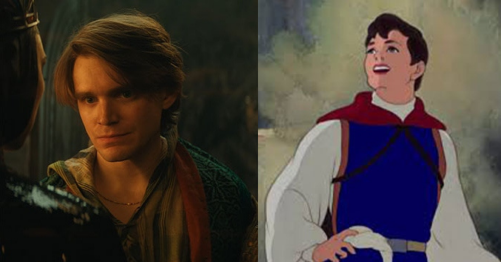 Prince Charming Snow White old and new