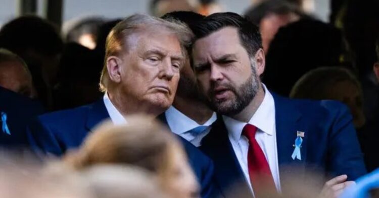 US President Donald Trump and vice president JD Vance