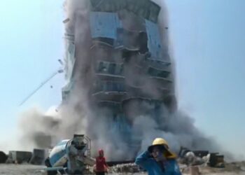 Building collapsing