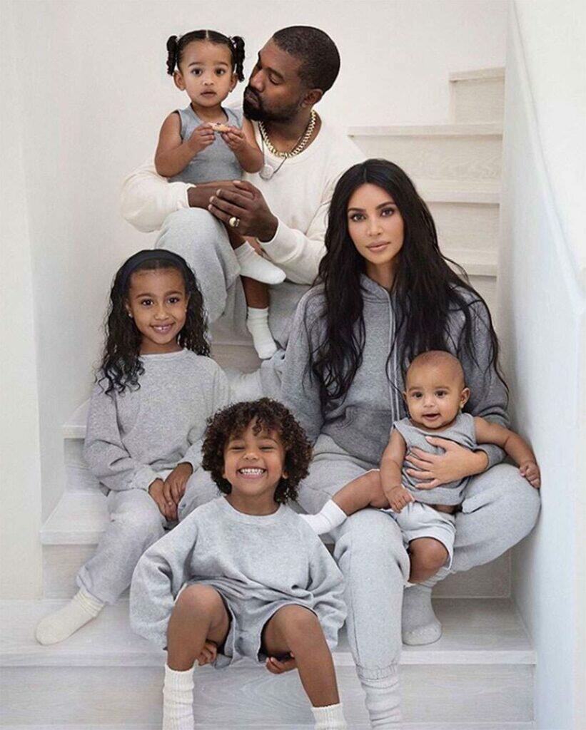 Kim, Kanye, and kids