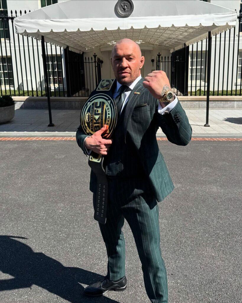 MMA Fighter Conor McGregor, Donald Turmp, White House
