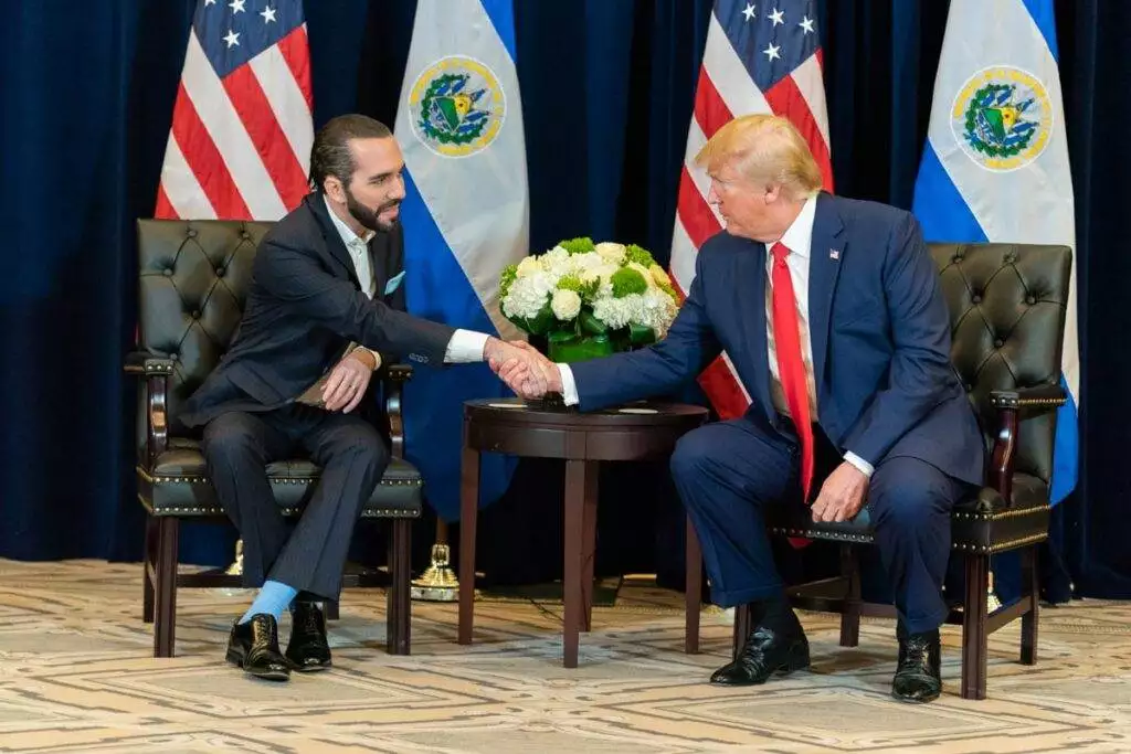 Trump, Bukele