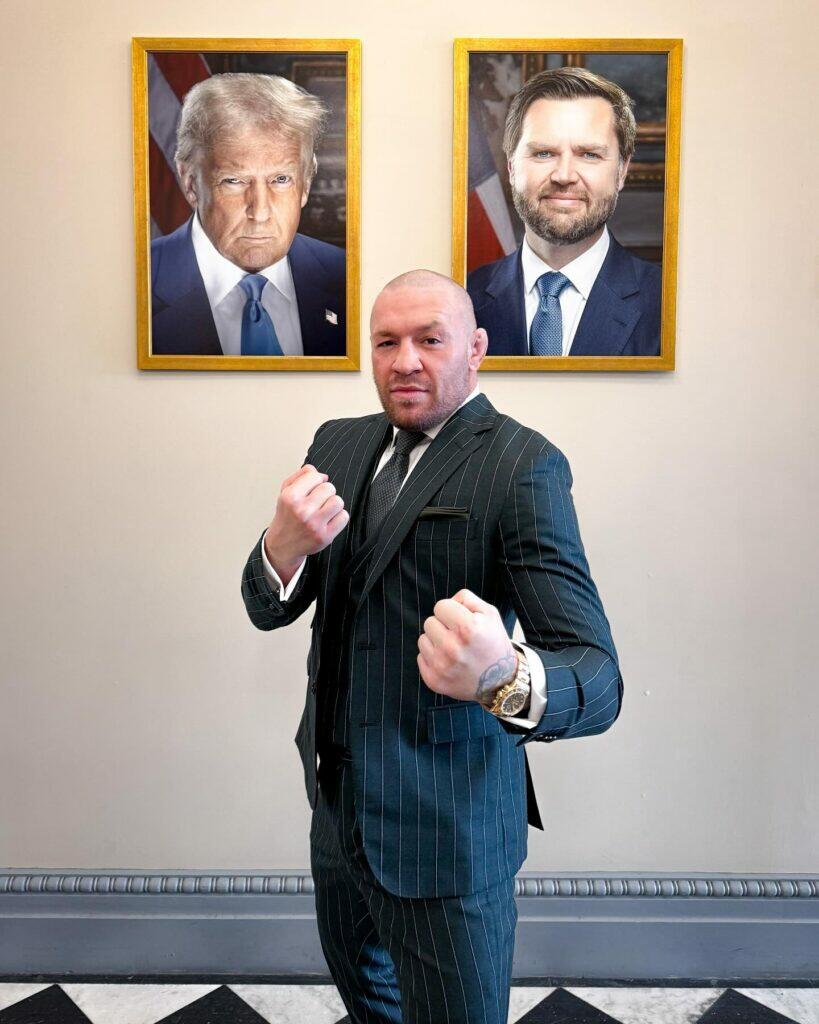 MMA Fighter Conor McGregor, Donald Turmp, White House