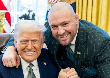 MMA Fighter Conor McGregor, Donald Turmp, White House