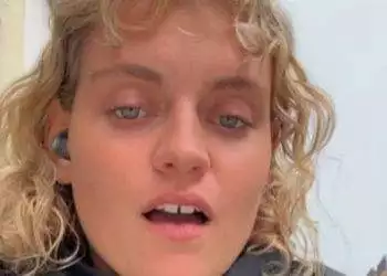 Screengrab from video of Kath Ebbs explaining breakup with JoJo Siwa