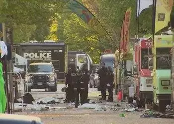 Aftermath of Vancouver car attack