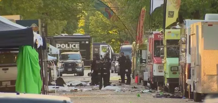 Aftermath of Vancouver car attack