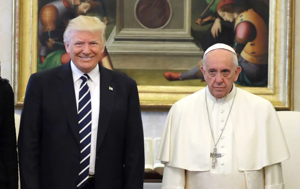 Pope-Francis-and-donald-trump