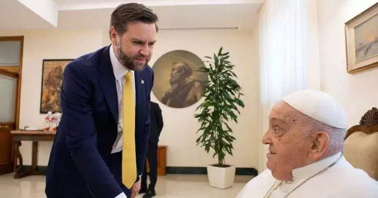 JD Vance and Pope Francis