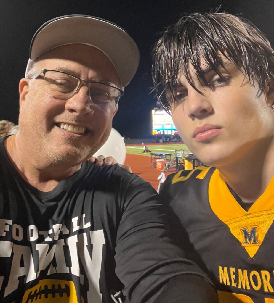 Jeff and Austin Metcalf