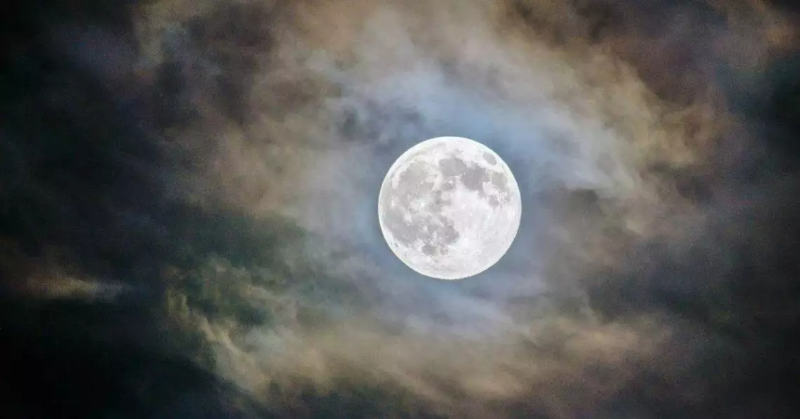 Moon in the sky