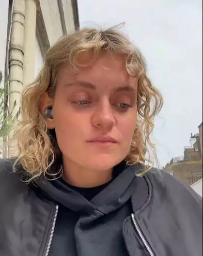 Screengrab from video of Kath Ebbs explaining breakup with JoJo Siwa