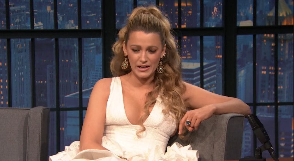 Blake Lively on Late Night with Seth Meyers