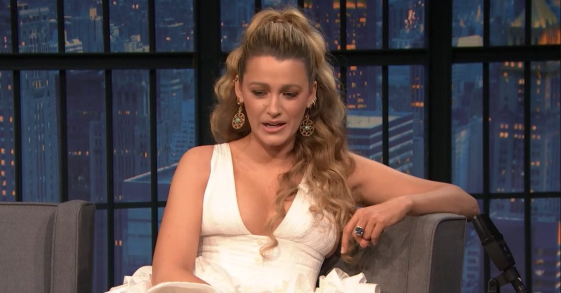 Blake Lively on Late Night with Seth Meyers
