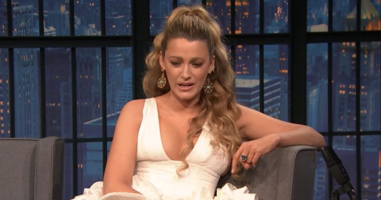 Blake Lively on Late Night with Seth Meyers