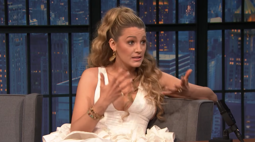 Blake Lively on Late Night with Seth Meyers