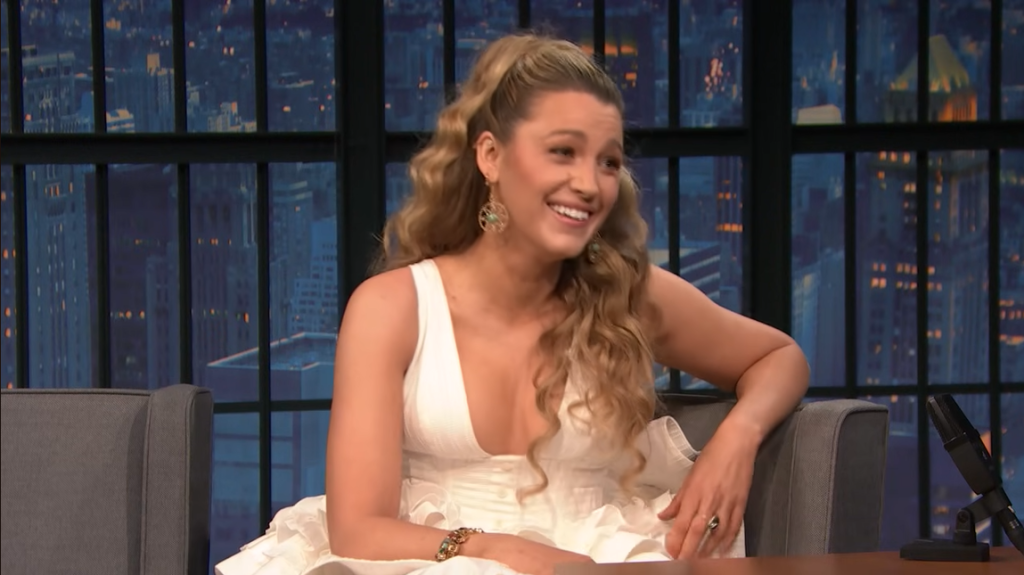 Blake Lively on Late Night with Seth Meyers