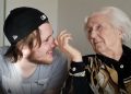 Student, elderly woman