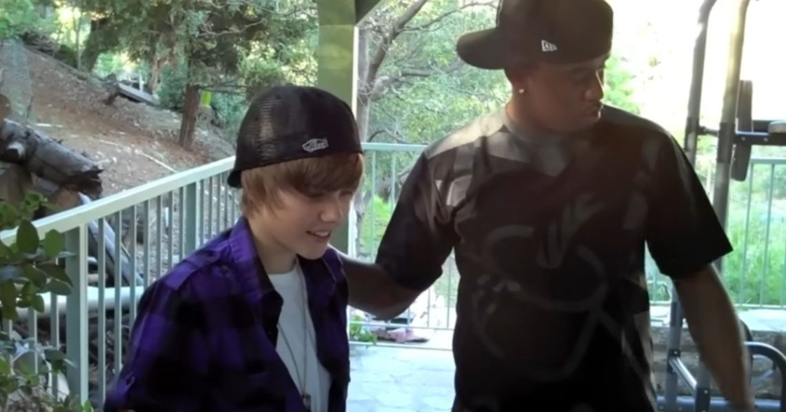 Justin Bieber and Diddy in 2009