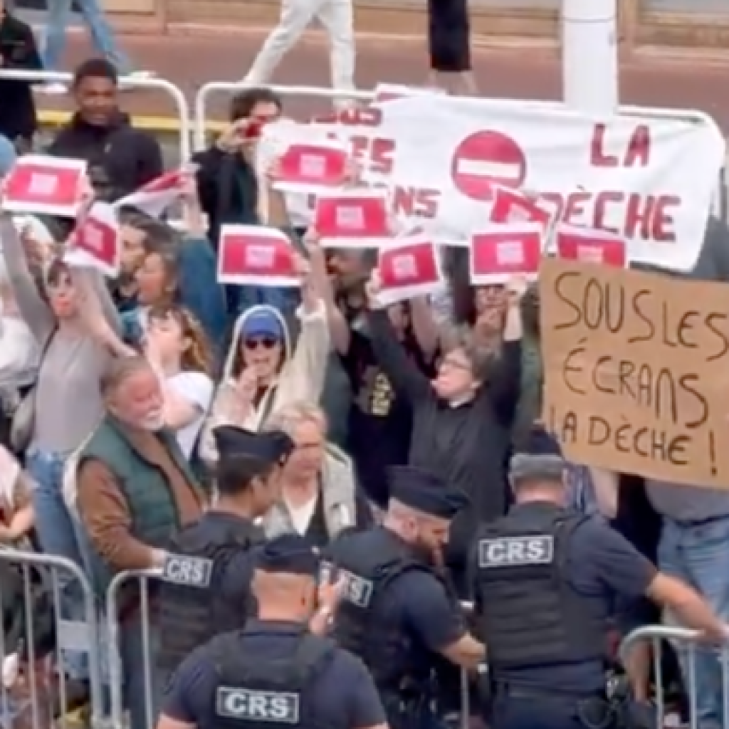 Cannes protest