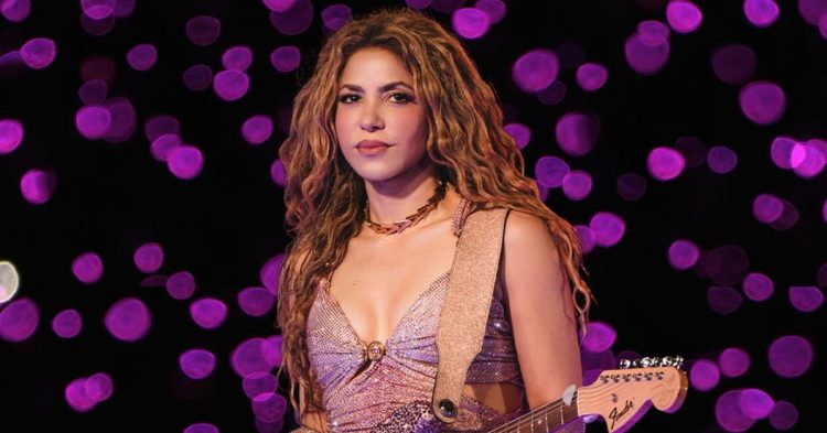 Shakira on stage