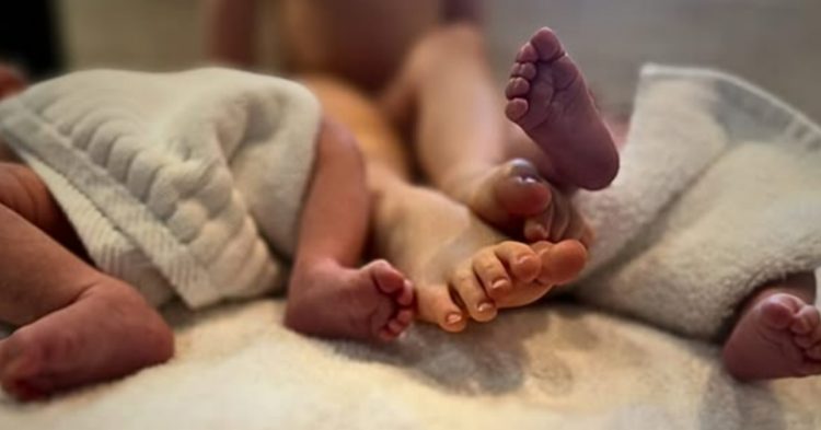 Amber Heard gives birth to twins