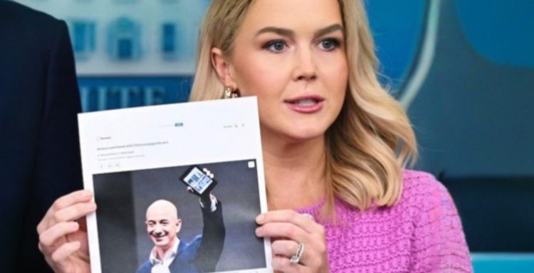 Karoline Leavitt, Jeff Bezos