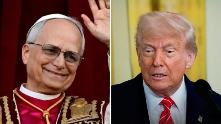 Pope Leo, Trump
