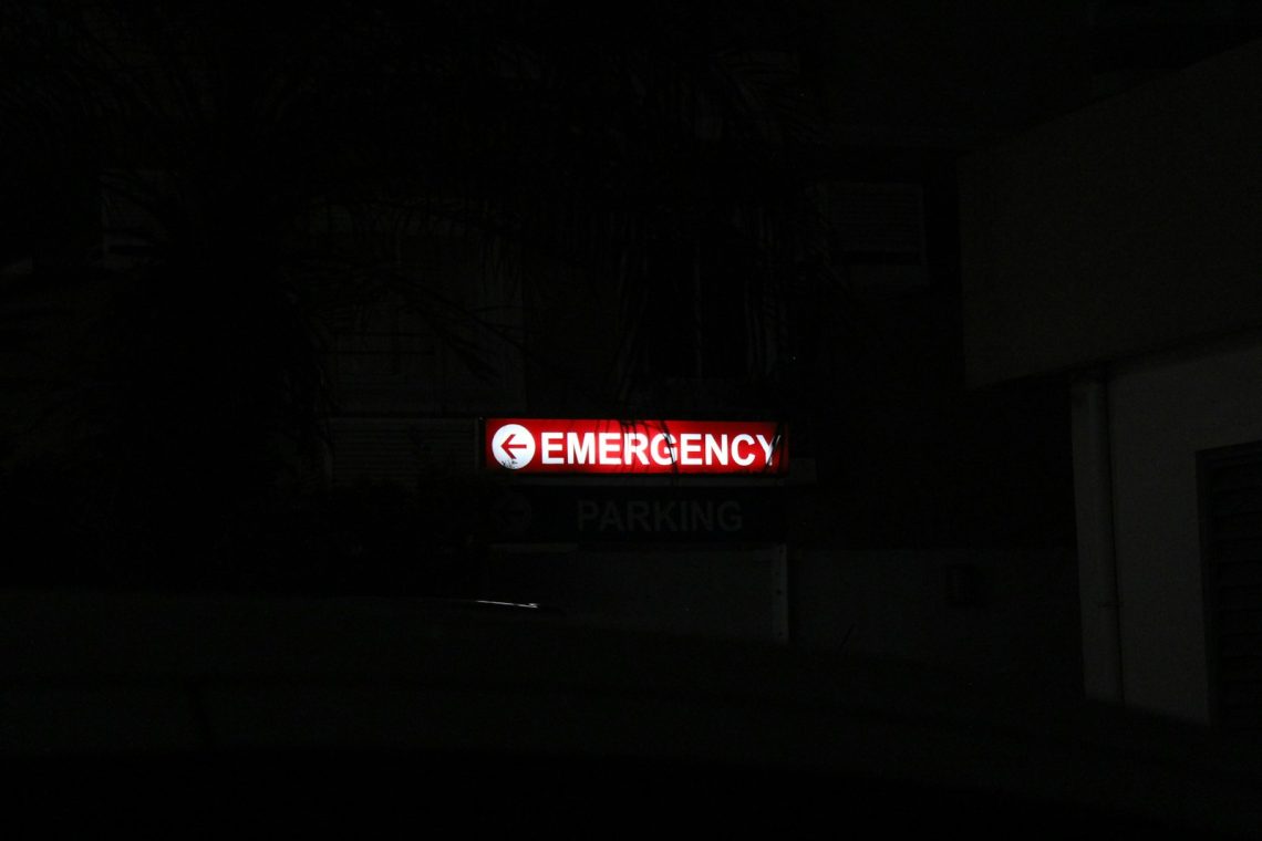 Bank employee gets hospitalized