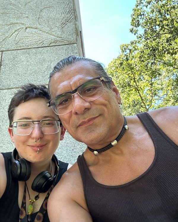 Jonathan Joss and his husband Tristan Kern de Gonzales