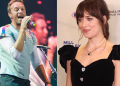 Chris Martin and Dakota Johnson