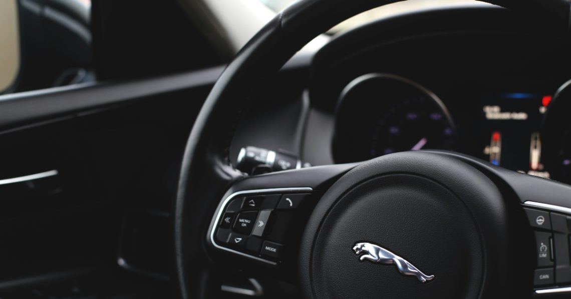 Jaguar car interior