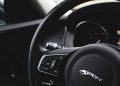 Jaguar car interior
