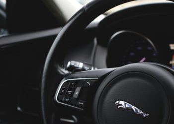 Jaguar car interior