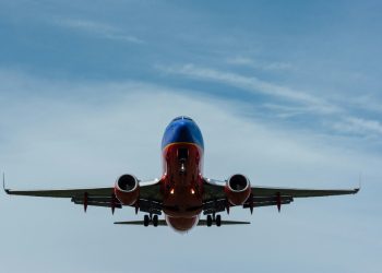 Plane in the sky