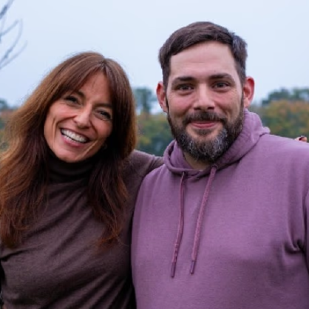 Jon Scarlett-Phillips with sister