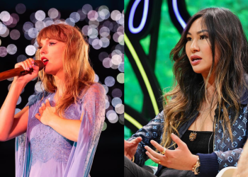 Taylor Swift and Lucy Guo